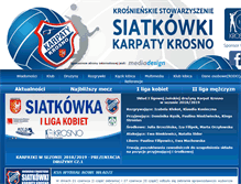 Tablet Screenshot of karpaty-krosno.pl